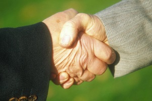 Shaking Hands (c) FreeFoto.com